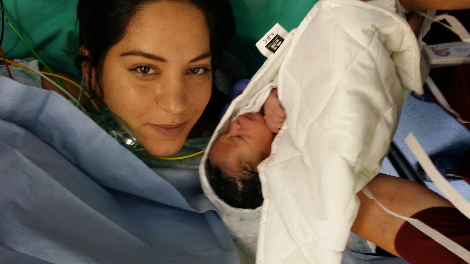 שונטל והתינוק שילדה בבית החולים אסותא באשדוד