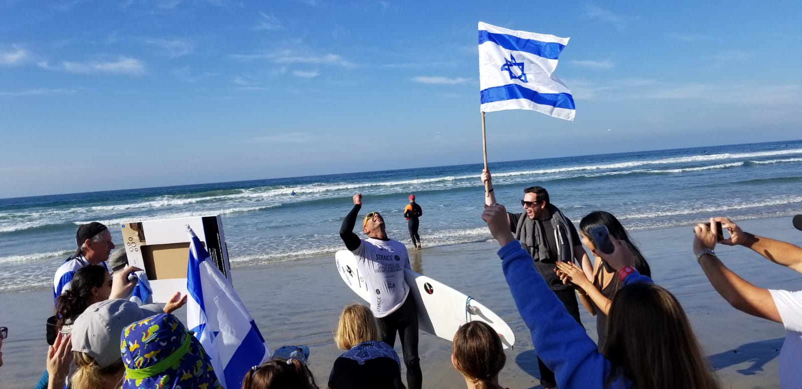 תומכים ישראלים בתחרות אליפות העולם | צילום: פרטי