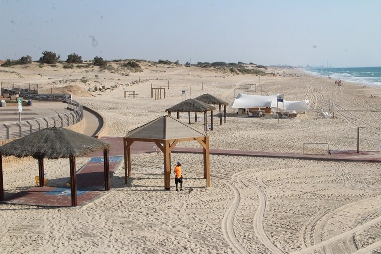 חוף באר שבע באשדוד. צילום: חן בוקר