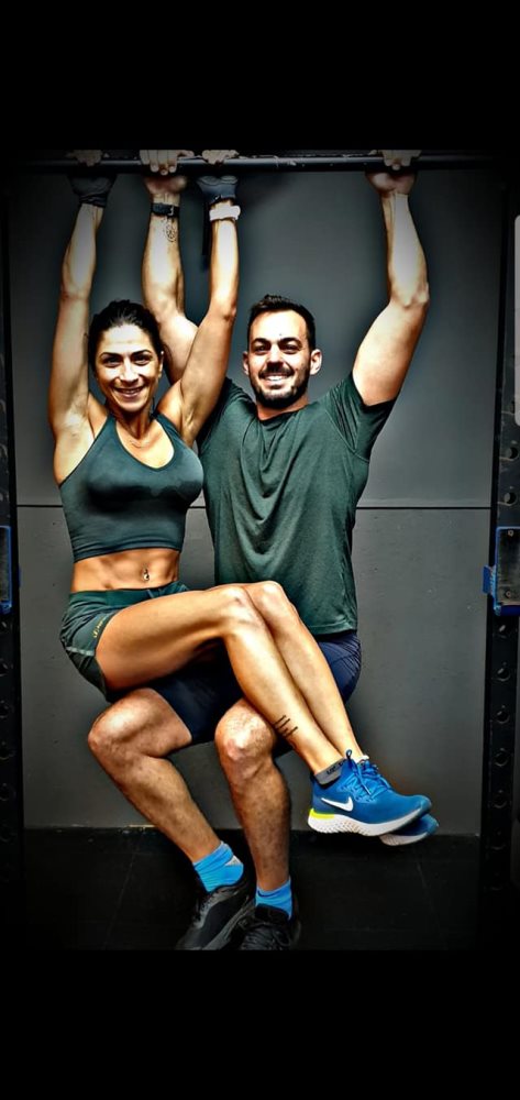 איתי ורביב שני שומרים על כושר. צילום פרטי