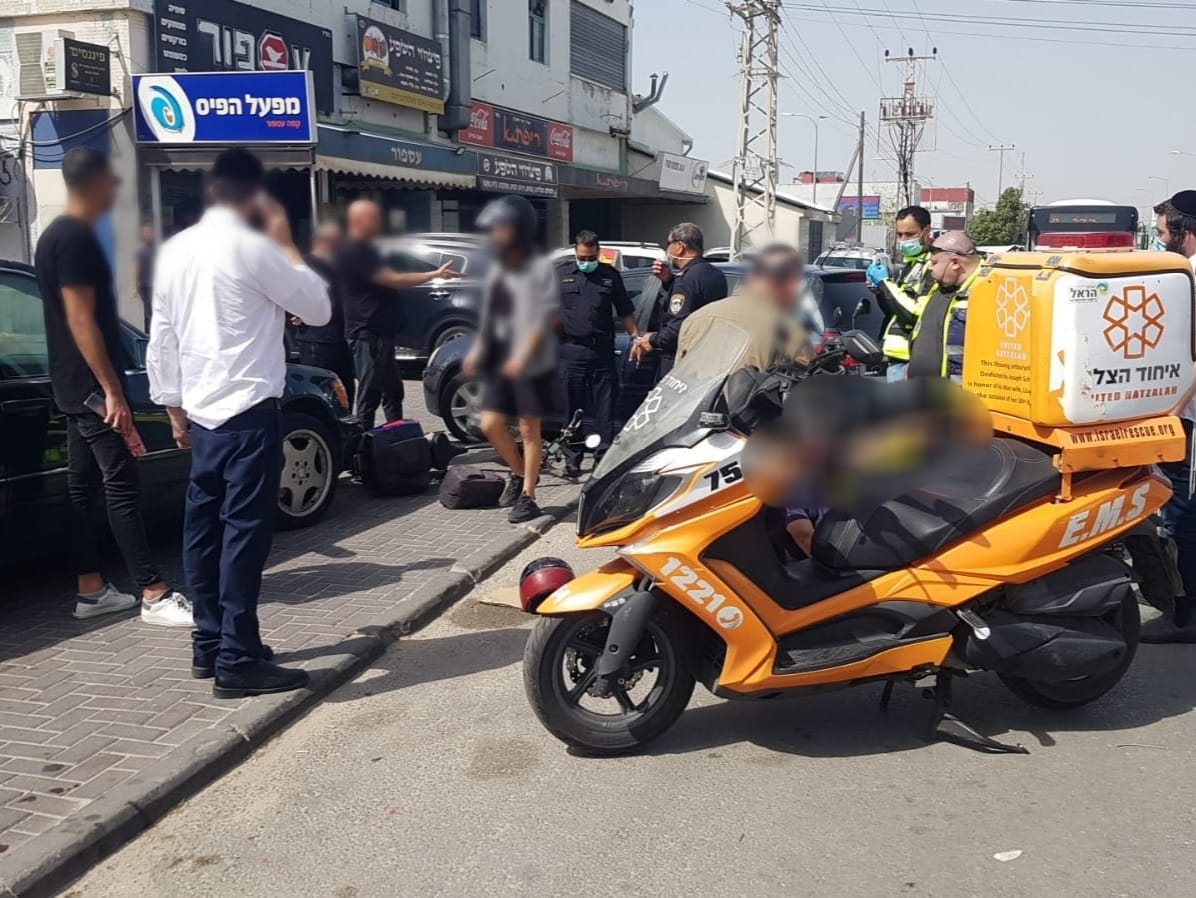 זירת התאונה - צילום: דוברות איחוד הצלה