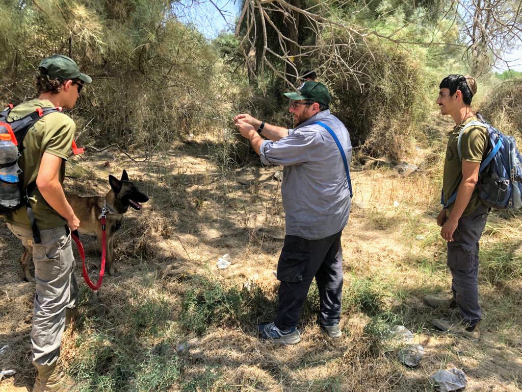 יחידת הכלבנים הארצית בחיפושים אחר הנעדרת באשדוד