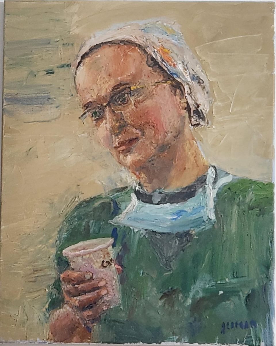 בוריס גיימן צייר את סוזנה גולצמן-אחות חדר ניתוח