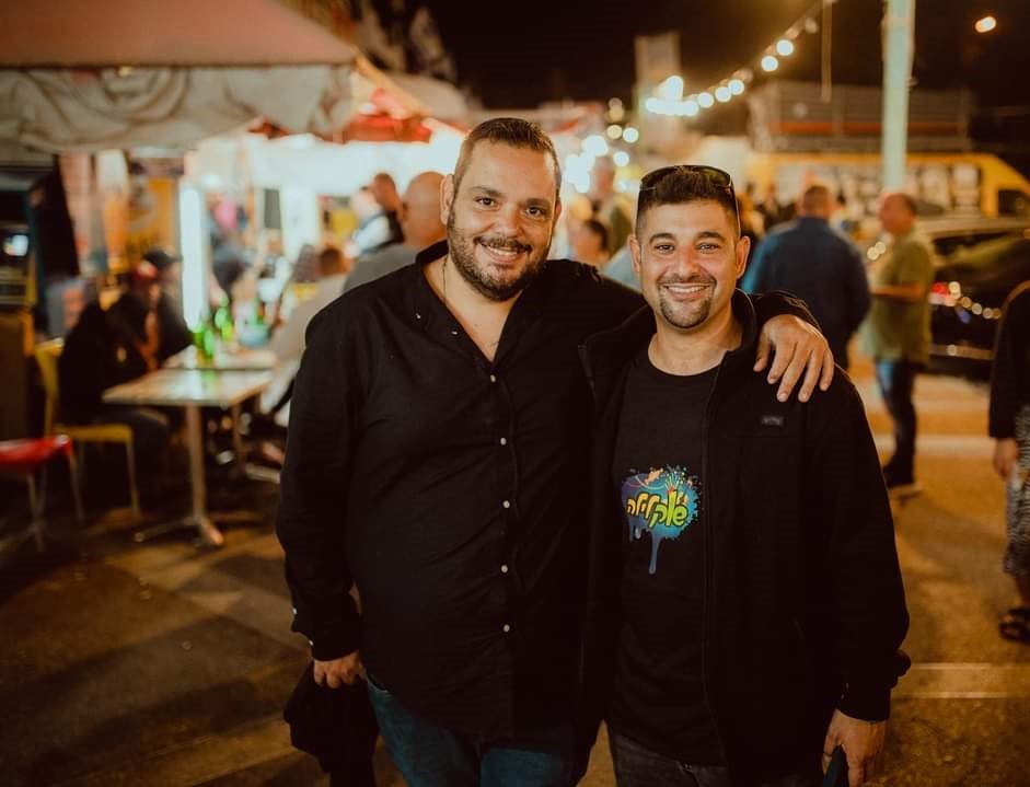 קקון (מימין) ואברג'ל. צילום: יובל אליאס