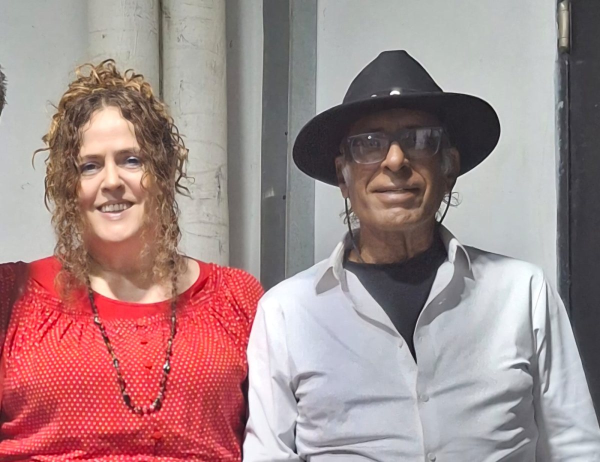 יהודה קיסר ויעל אלוש פומפרק (צילום: אריה מאירמן)