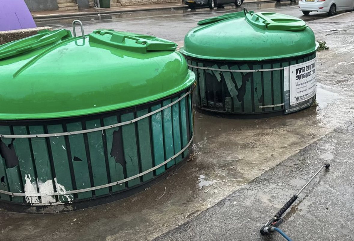 פחים מוטמנים באשדוד