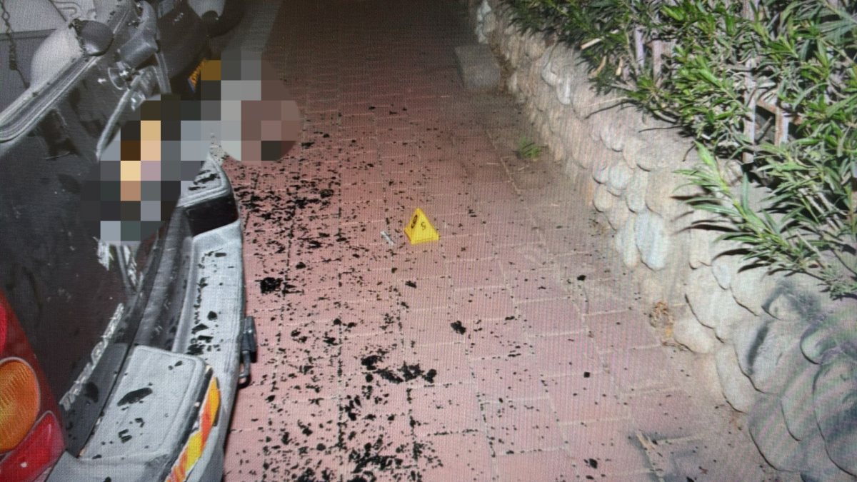 זירת האירוע באשדוד (דוברות המשטרה)