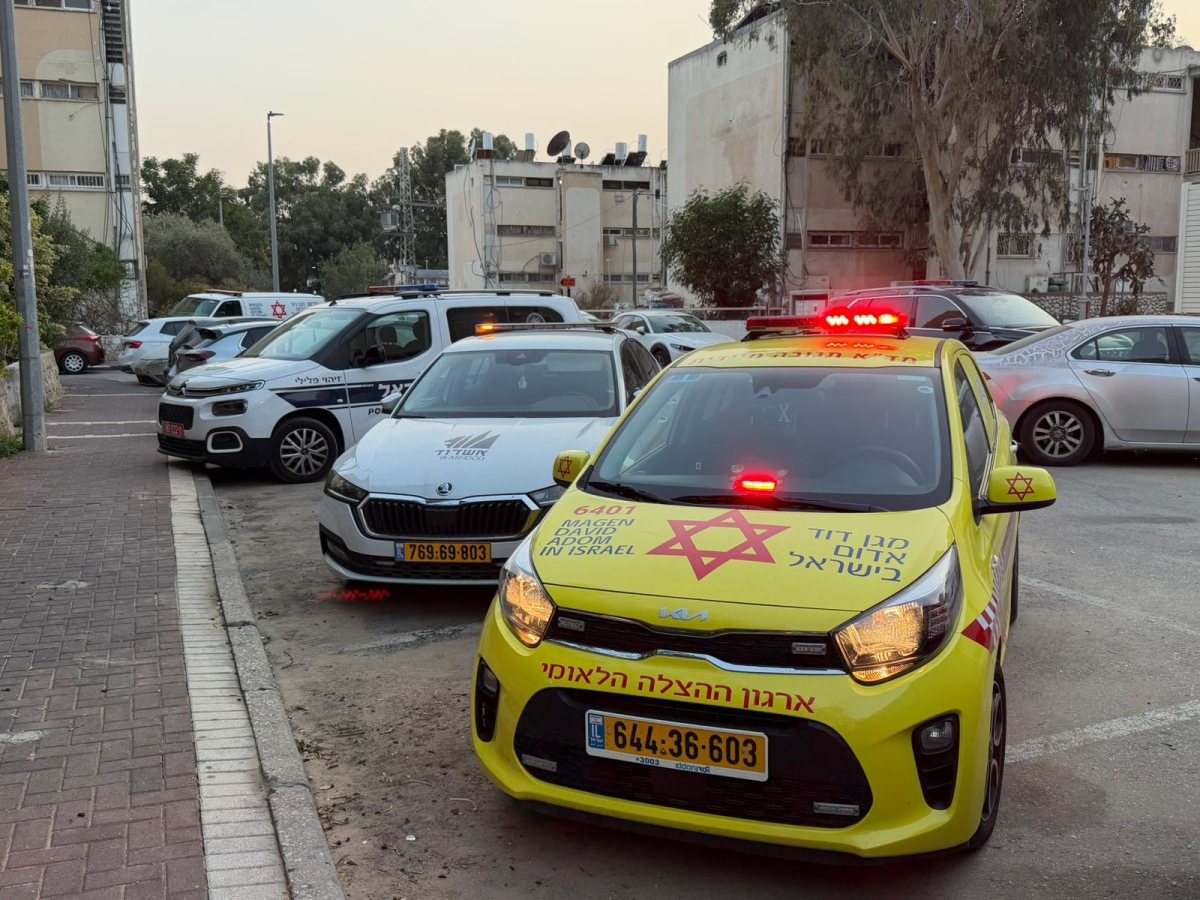 זירת האירוע - שמחה חסיד מד״א הצלה דרום