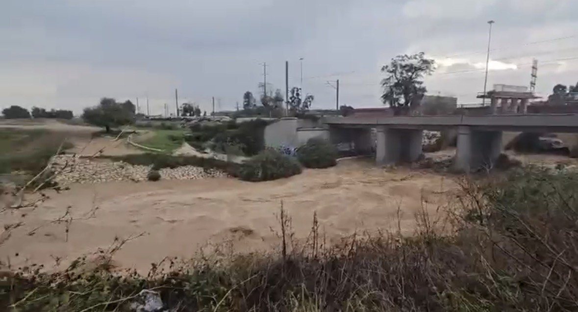 נחל לכיש זורם בעוצמה (שמואל דוד)