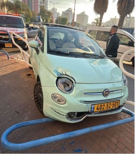 הרכב של שלקה שנפגע