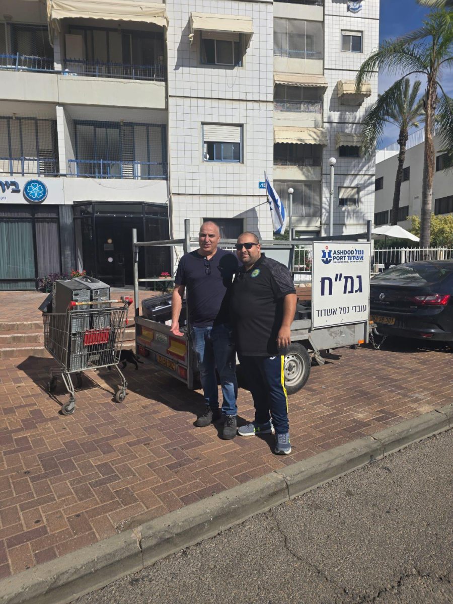 מישל ביטון ויעקב מלול - מקימי המיזם וזוכי אות אשדוד היפה של אתר אשדוד נט