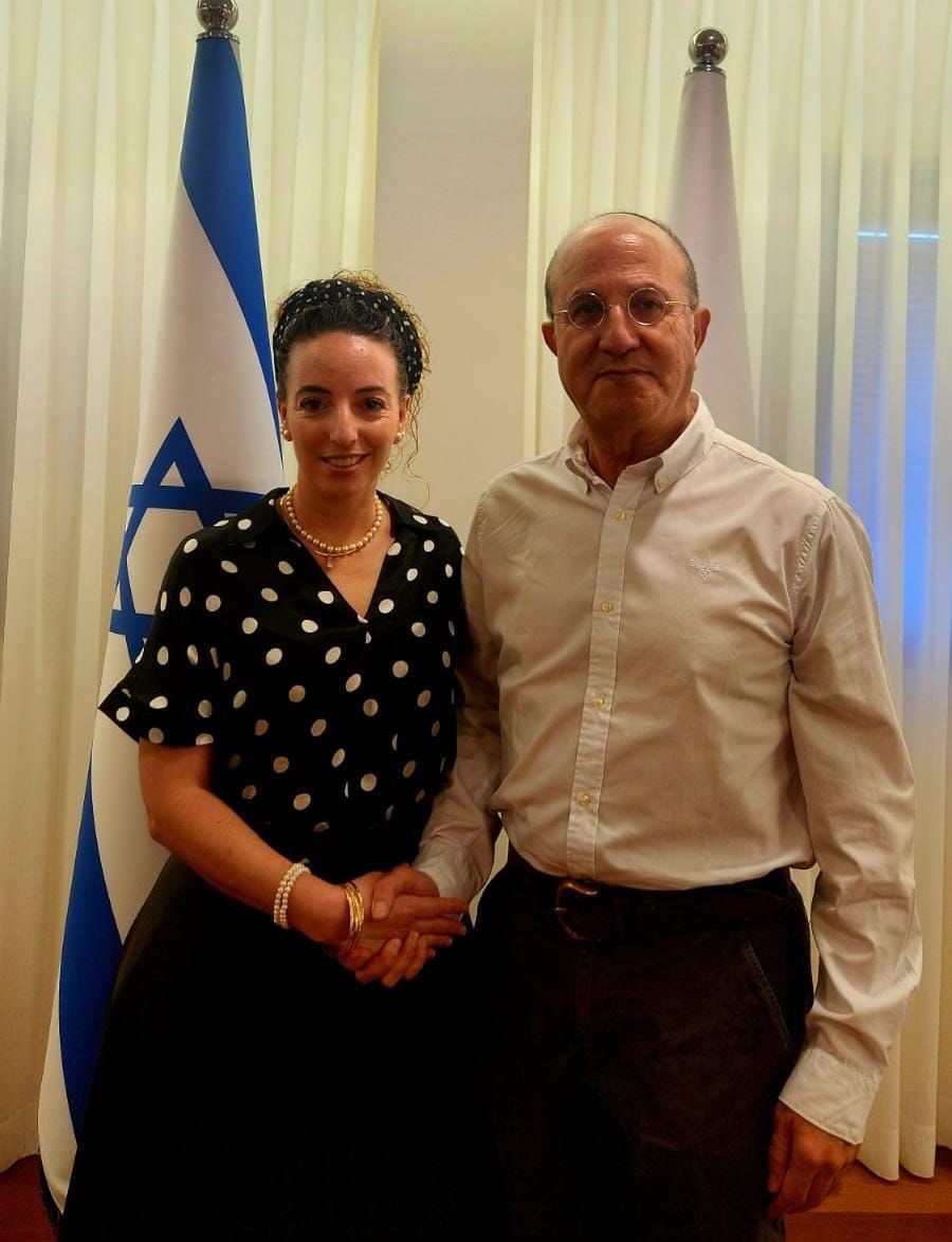 ראש העיר והשרה לגנת הסביבה