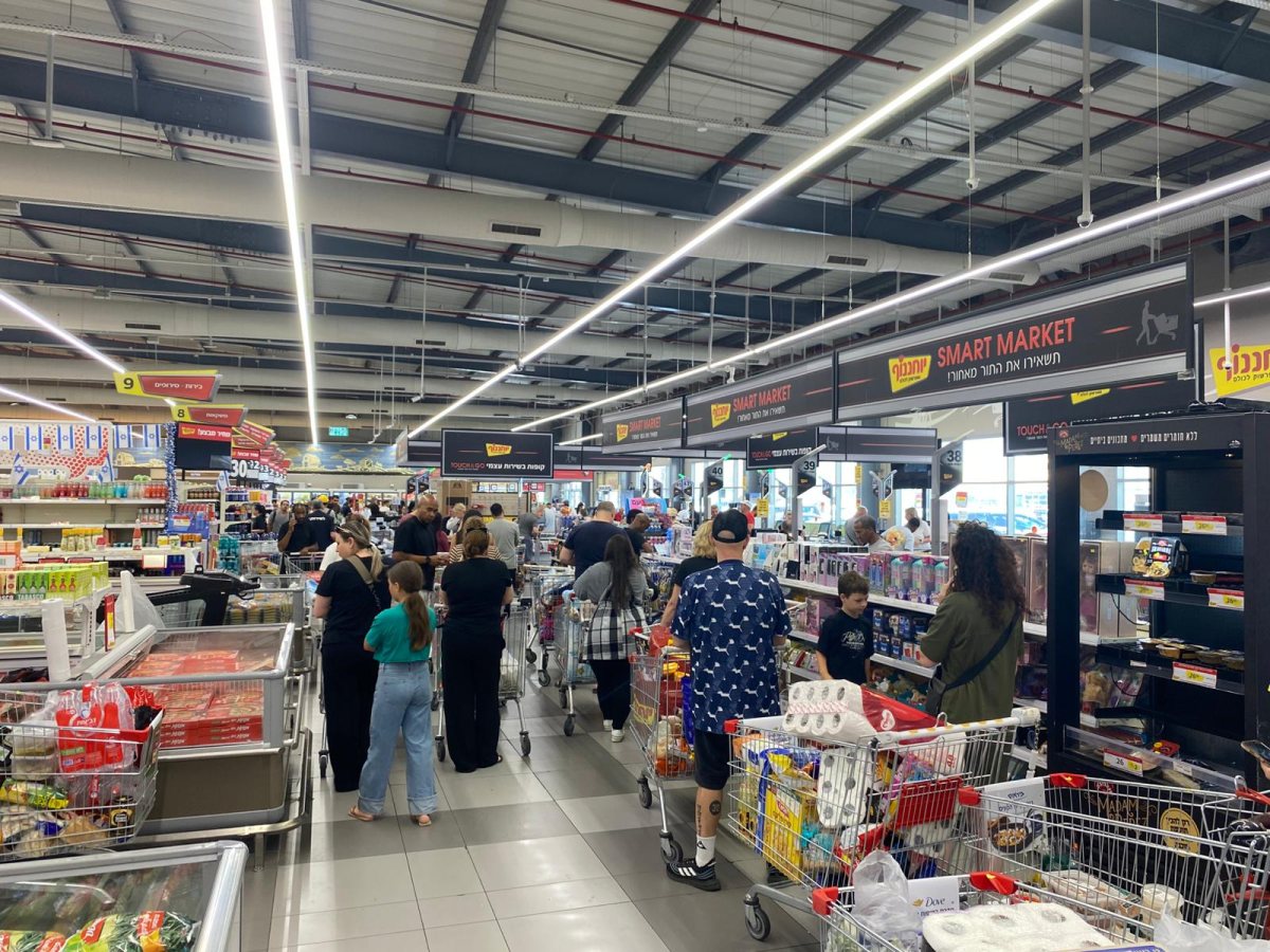 תורים ארוכים ביוחננוף