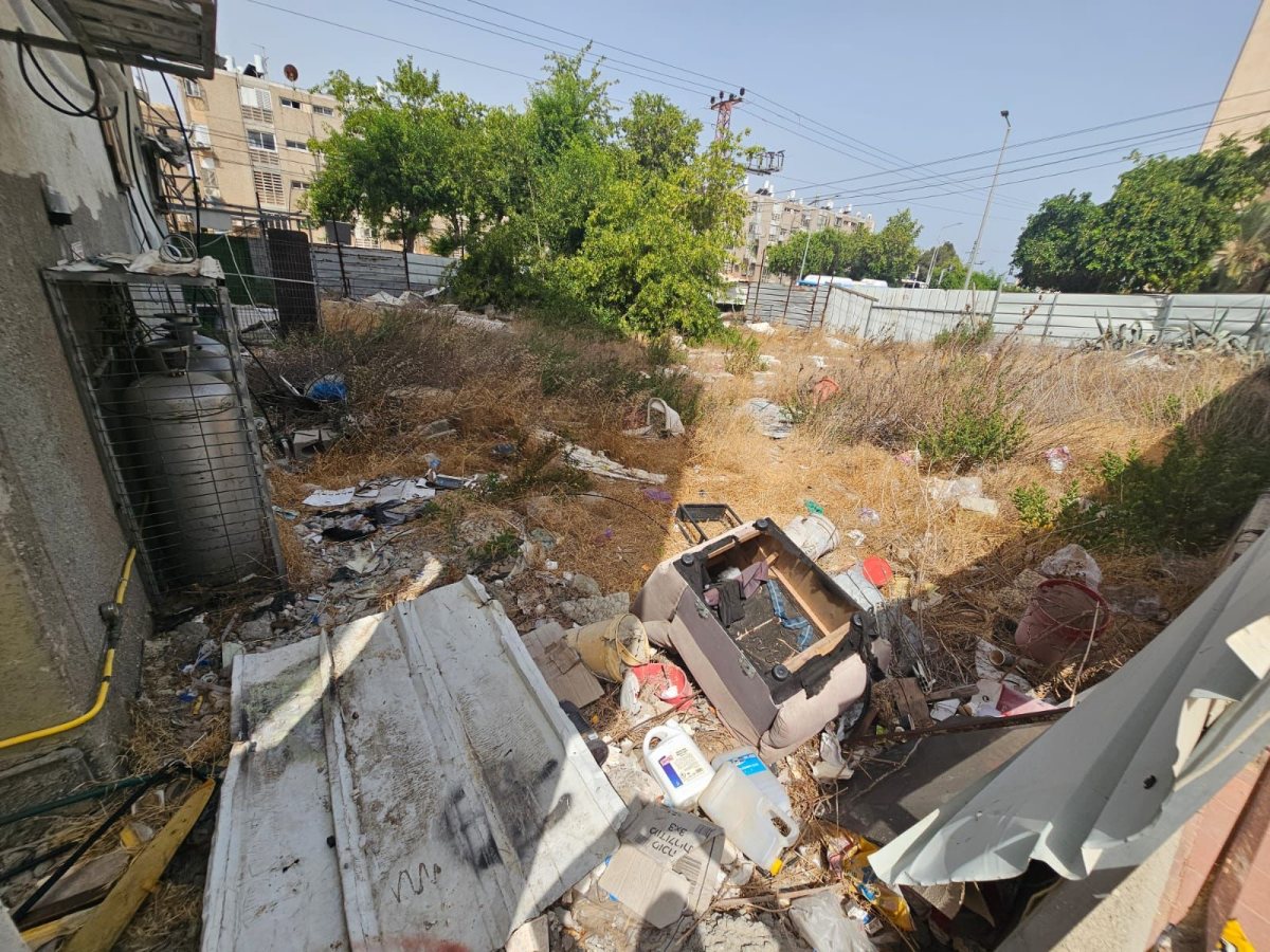 לפני הטיפול של העירייה
