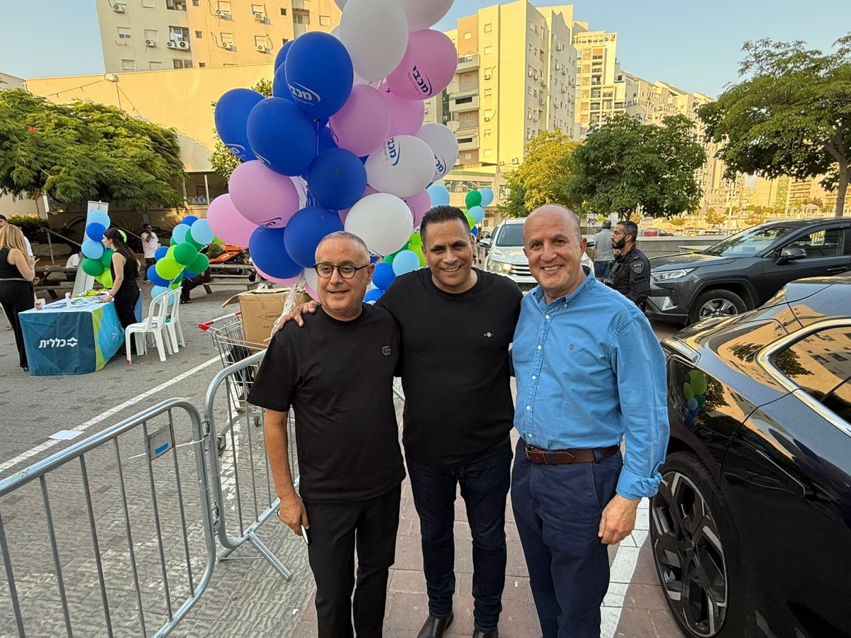 ראש העיר במרכז כיוונים (צילום: שמואל דוד)