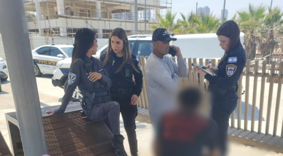 צילום מזירת המעצר