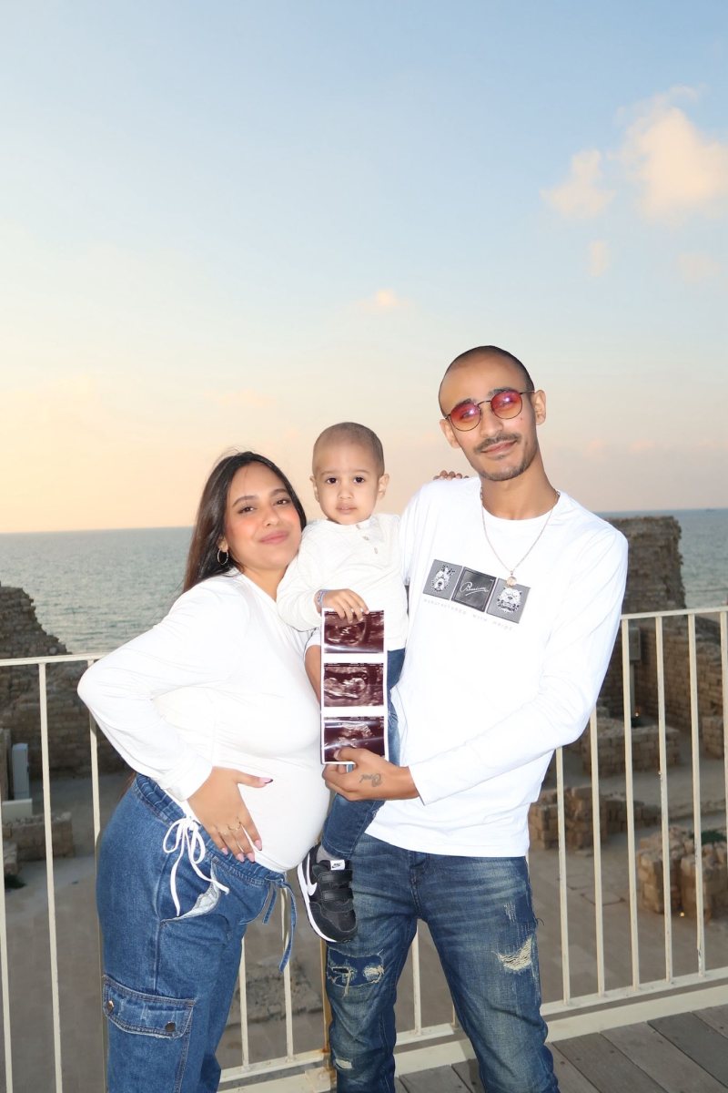 באמצע הסערה הגיעה גם שמחה עם הריון נוסף