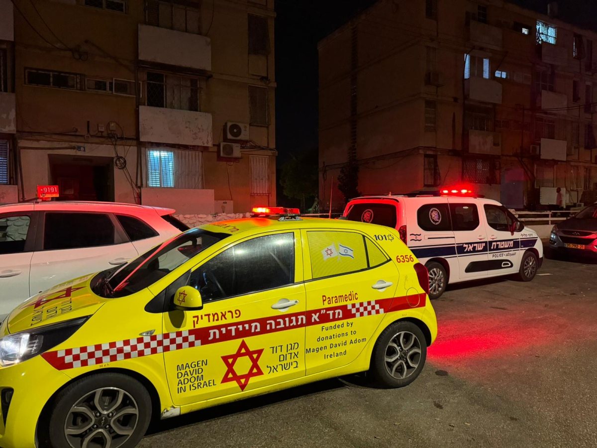 זירת האירוע ברובע ו׳ (שמחה חסיד - מד״א הצלה דרום)