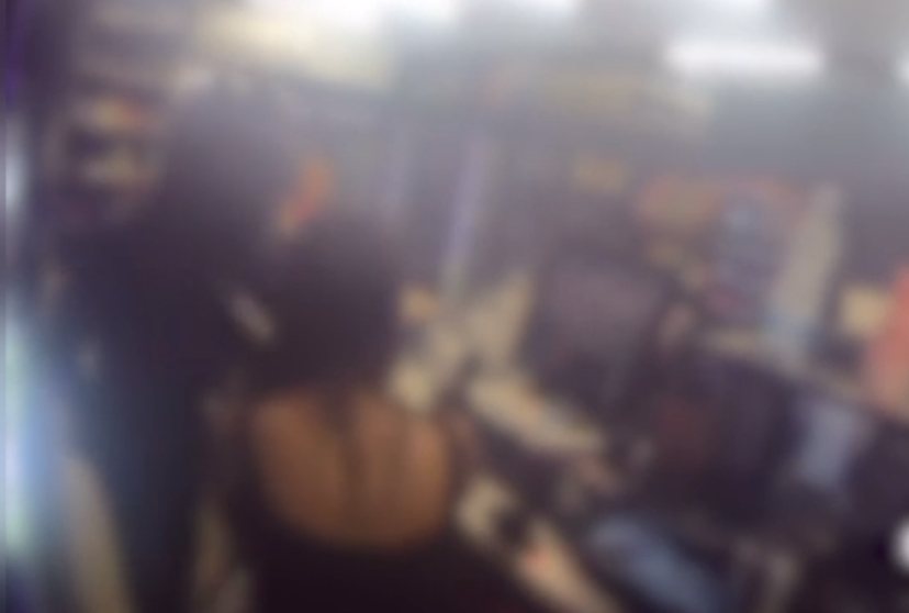 צילום מסך מתיעוד השוד