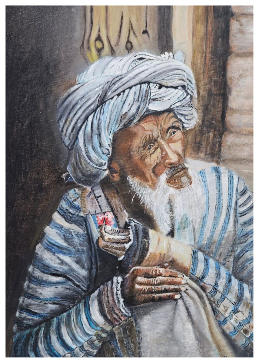 שומר הזיכרון- ציור בצבעי שמן של אילן סודאי