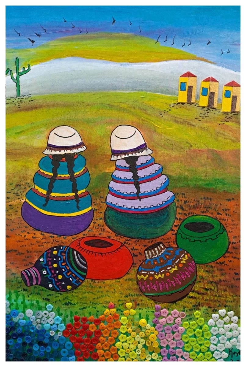 שעת מנוחה ציור של קרולינה צ'רבינסקי-מלמד