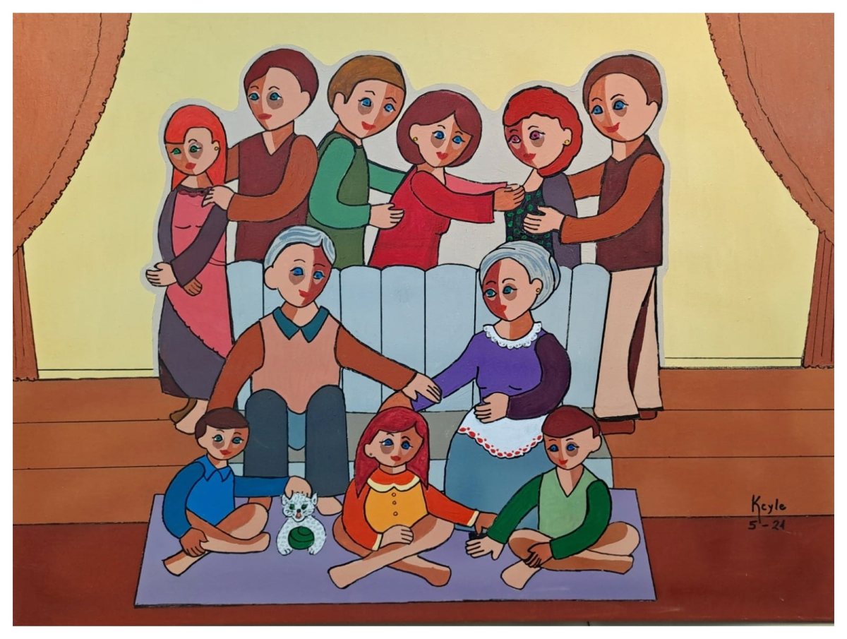 משפחה-ציור של קרולינה צ'רבינסקי- מלמד