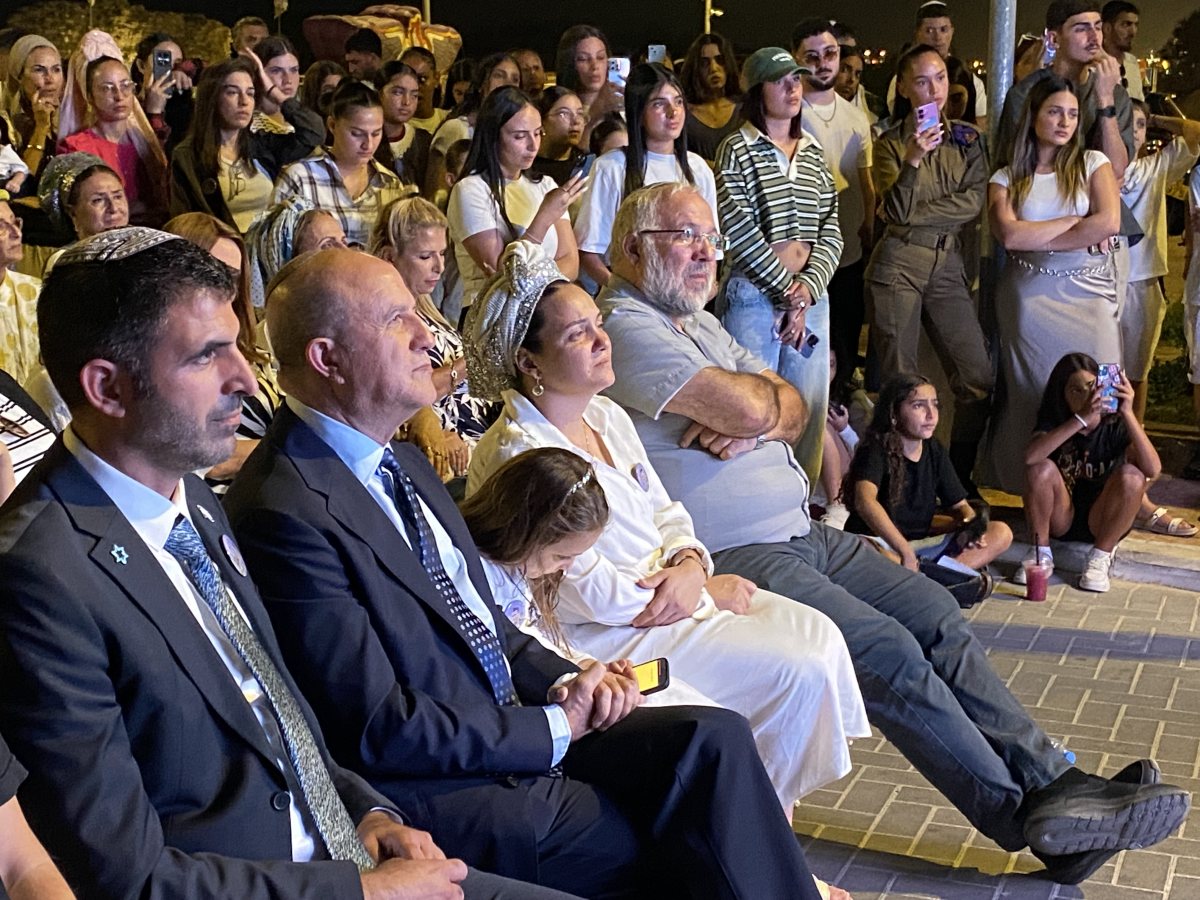 טקס חנוכת מצפה הגיבורים באשדוד