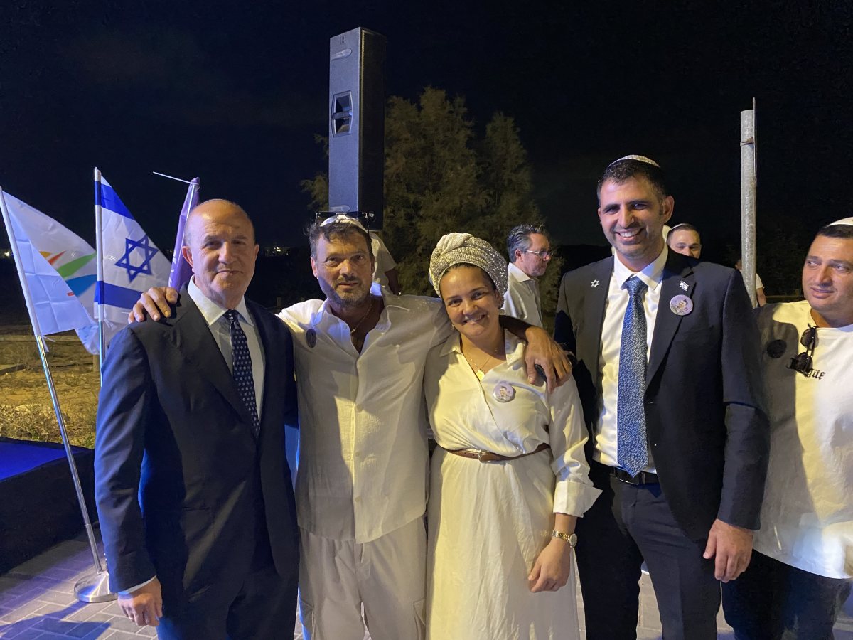 מטקס חנוכת מצפה הגיבורים באשדוד