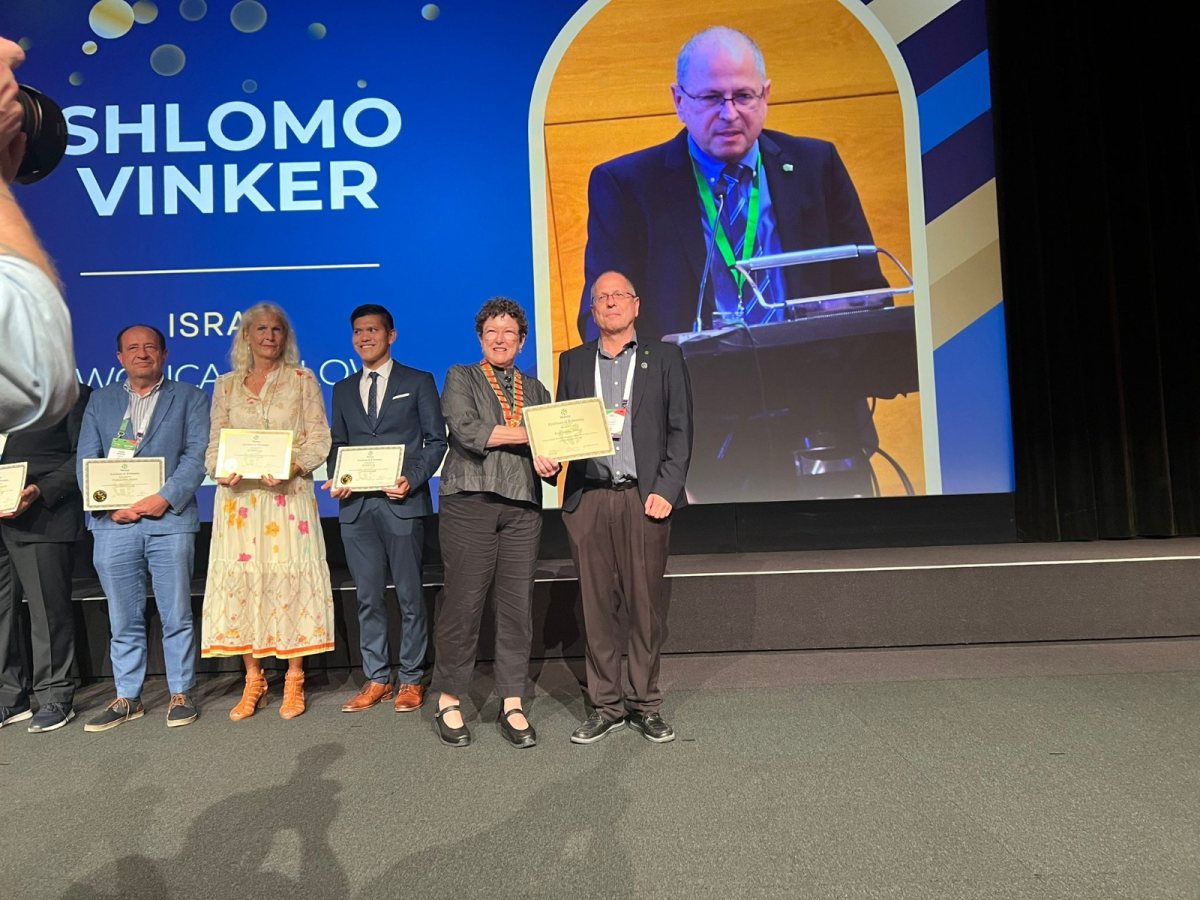 פרס מפעל חיים לפרופ' שלמה וינקר מאשדוד