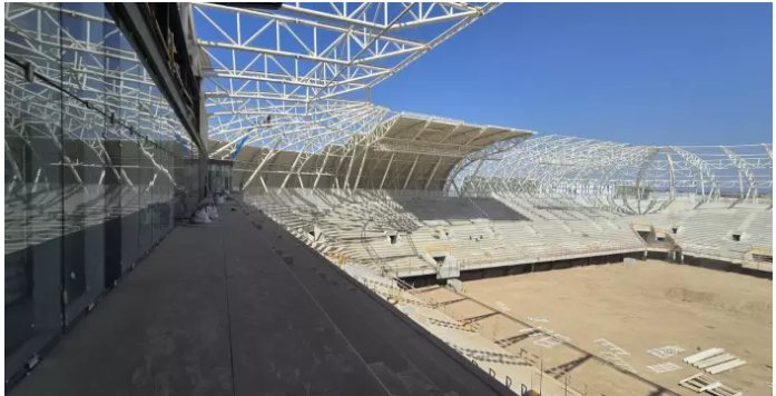 האצטדיון באשדוד, בהליך בנייה מתקדם - אצטדיון אשדוד (גולדשמיט-ארדיטי-בן נעים)