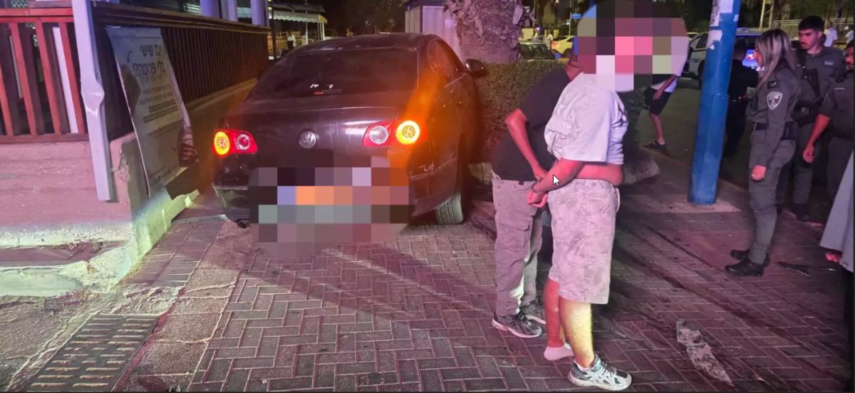 רגע המעצר של הקטין