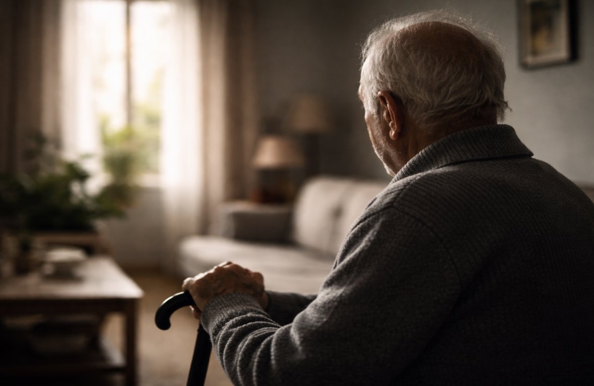 אילוסטרציה קשישה (AI)