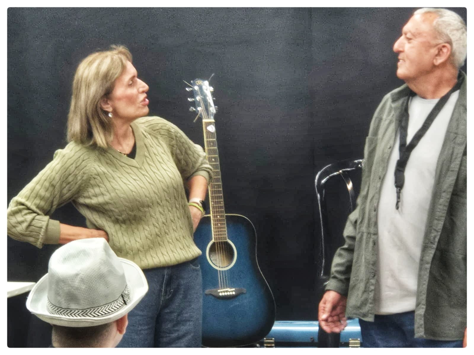 ניסים בן לולו ואורנה לביא זוג בהצגה-צילום דודו בן זינו