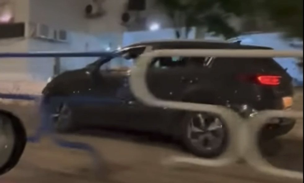 תיעוד מהסרטון שהופץ ברשת והגיע למשטרה