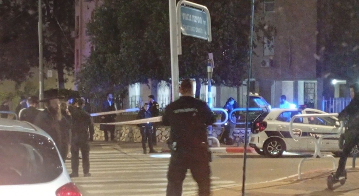 זירת אירוע הירי באשדוד (קרדיט לחדר פיקוד אונליין)