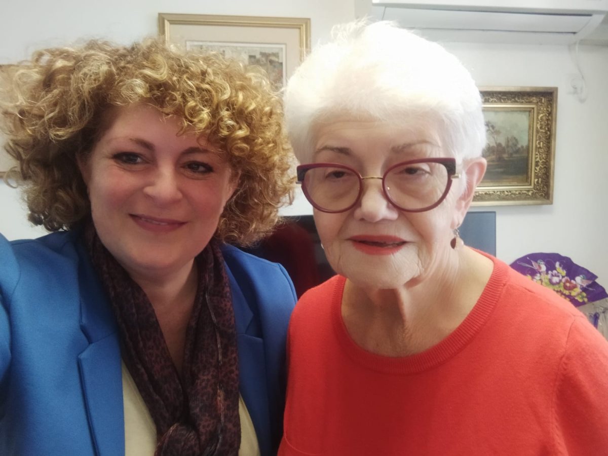 נורית טופז עם שורדת השבי רטה פיביש