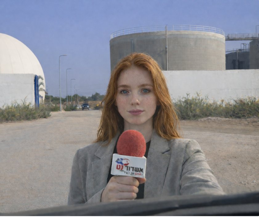 כתבת השטח של אשדוד נט במתקן מי השפכים באשדוד