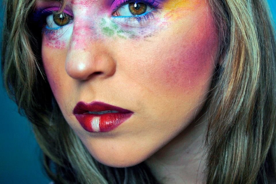 פנטזייה בצבעים , איפור וצילום, אליזבט פולין ל-ירין שחף