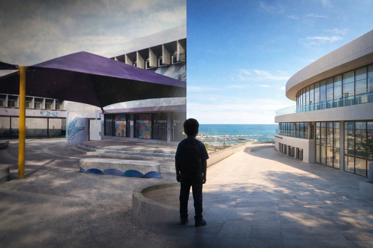 העתקת בית ספר צמח למבנה בחוף הים - האם ירד מהפרק?