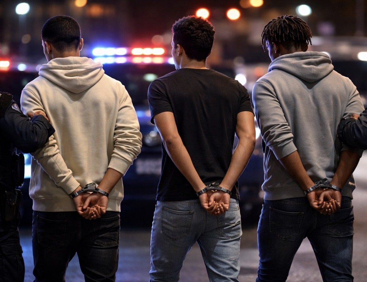 מעצר חשודים (אילוסטרציה AI)