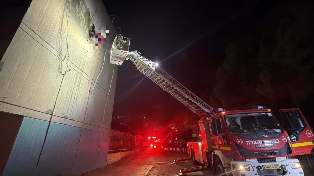 צילום: כיבוי והצלה אשדוד