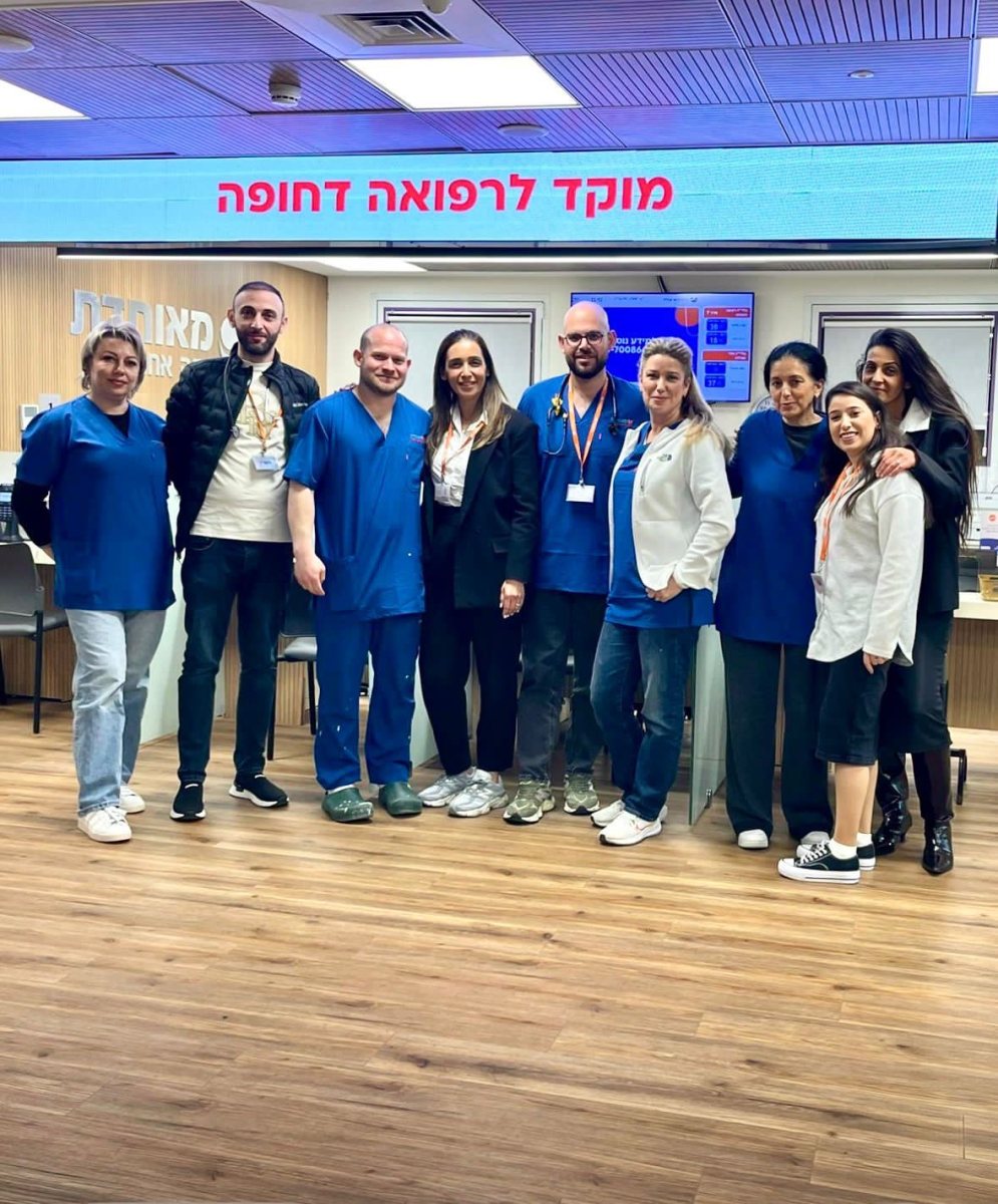 צוות המרל״ד באשדוד (באדיבות מאוחדת)
