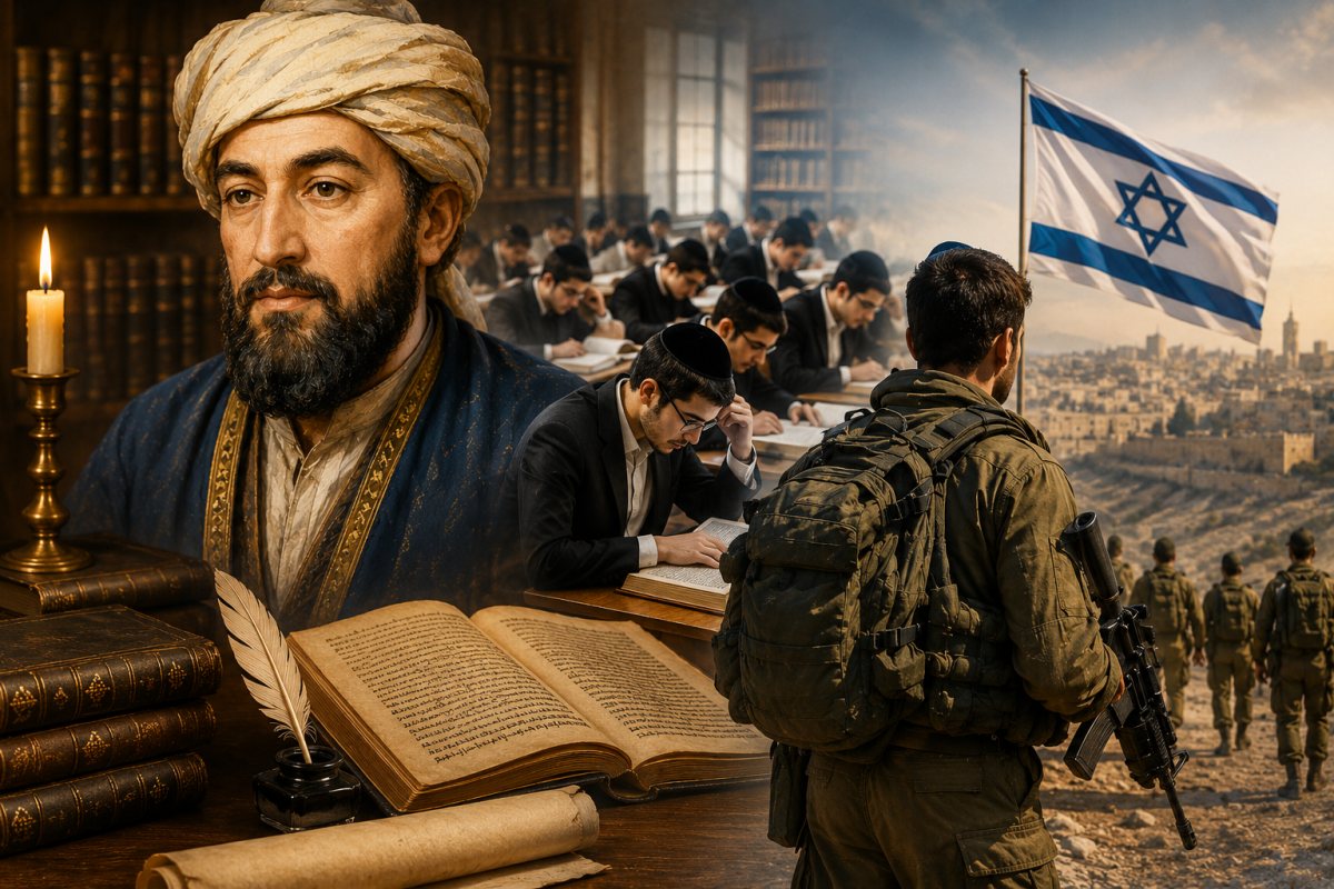 הרמב"ם נגד השתמטות מעבודה וגיוס