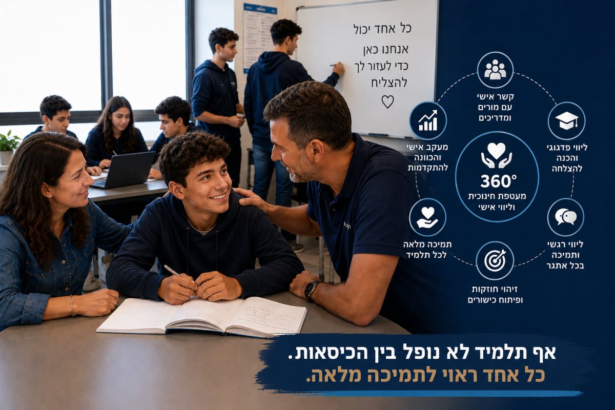 תמיכה מלאה באורט ימי אשדוד