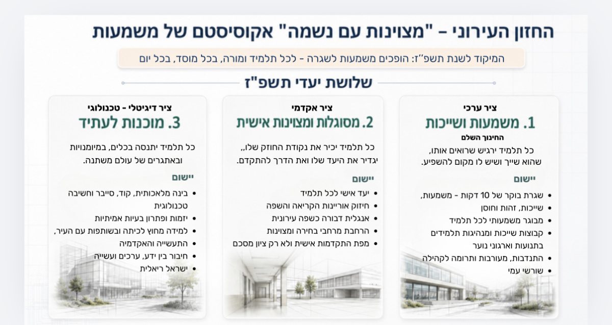 מתוך מצגת העירייה