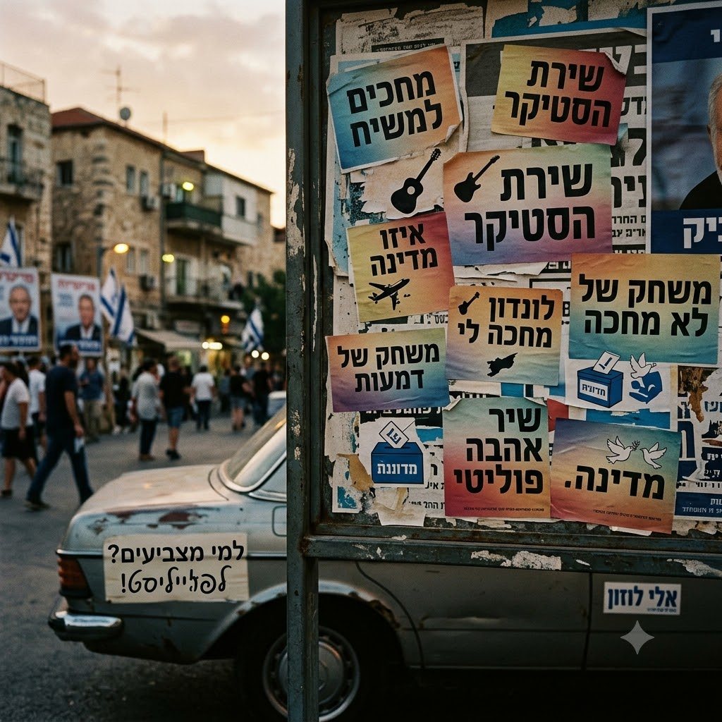 שירים שהפכו את הפוליטיקה הישראלית לפזמון