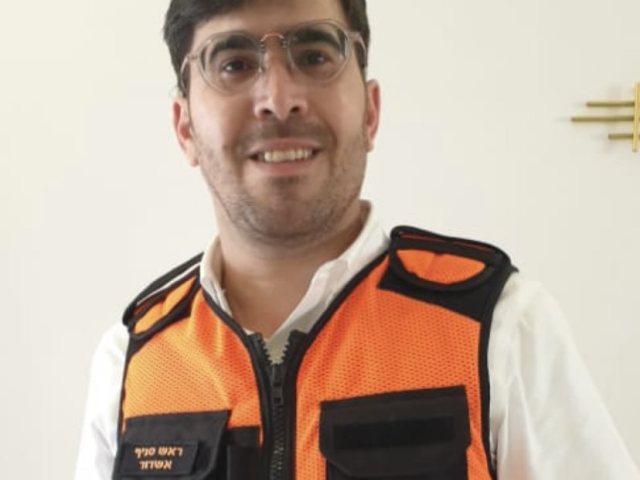 דניאל בוקובזה - ראש סניף איחוד הצלה באשדוד