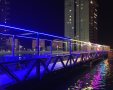 גשר האורות בפארק אשדוד ים | צילום: עיריית אשדוד