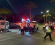 נפגעים בתאונת דרכים בשדרות בני ברית פינת יהודה הלוי באשדוד