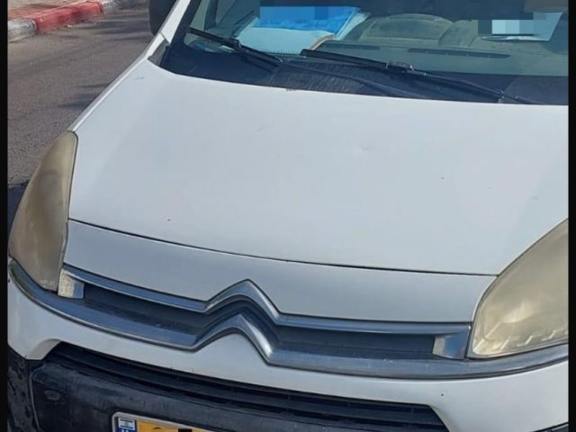 צילום הרכב בו נתפס עבריין התנועה